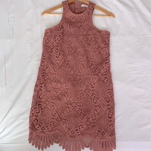 Lovers + Friends Dress Rose Gold